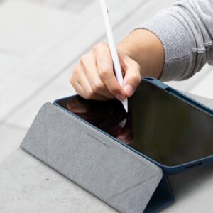 UNIQ dėklas Moven Apple iPad Air 10.9" (2022/2020) Apple iPad Air 11" (2024) Antimicrobial mėlynos spalvos - Image 5