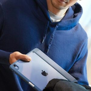 UNIQ dėklas Moven Apple iPad Air 10.9" (2022/2020) Apple iPad Air 11" (2024) Antimicrobial mėlynos spalvos - Image 6