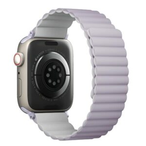 UNIQ apyrankė Revix Apple Watch Series1/2/3/4/5/6/7/8/9/SE/SE2 38/40/41mm. Reversible Magnetic baltos spalvos - Image 3