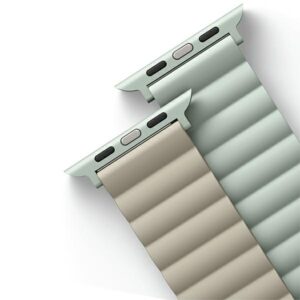 UNIQ apyrankė Revix Apple Watch Series1/2/3/4/5/6/7/8/9/SE/SE2 38/40/41mm. Reversible Magnetic žalios spalvos - Image 5