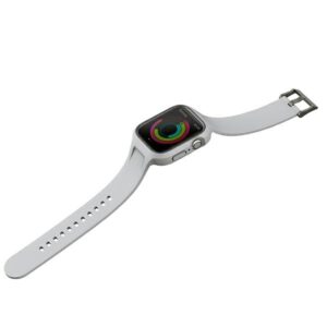 UNIQ apyrankė Monos 2in1 Apple Watch Strap+ Case Series 4/5/6/7/8/9/SE/SE2 44/45mm. pilkos spalvos - Image 4
