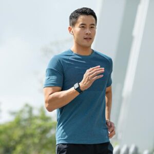 UNIQ apyrankė Linus Apple Watch Series1/2/3/4/5/6/7/8/9/SE/SE2 38/40/41mm. Airosoft Silicone pilkos spalvos - Image 2