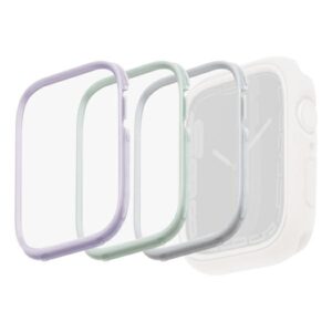 UNIQ rėmelis skirtas Moduo 3in1 Apple WatchSeries 4/5/6/7/8/9/SE/SE2 40/41mm baltos spalvos