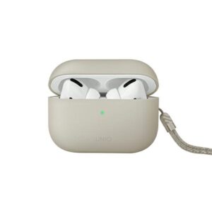 UNIQ dėklas Lino AirPods Pro 2 genSilicone (2022/2023) gelsvas