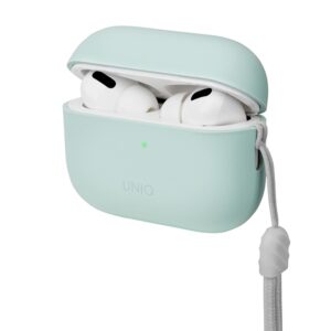 UNIQ dėklas Lino AirPods Pro 2 genSilicone (2022/2023) žalios spalvos - Image 2