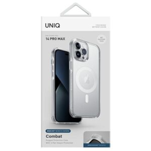 UNIQ dėklas Combat Apple iPhone 14 Pro Max 6,7"Magclick Charging skaidrus - Image 2