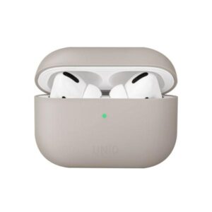 UNIQ dėklas Lino AirPods Pro Silicone gelsvas