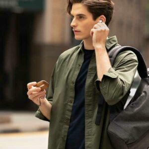 UNIQ dėklas Terra AirPods Pro 2 gen.Genuine Leather (2022/2023) mėlynos spalvos - Image 4