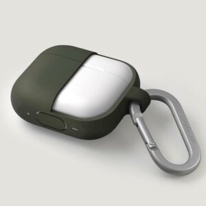 UNIQ dėklas Vencer AirPods Pro 2 gen.Silicone (2022/2023) zielony/moss green - Image 5