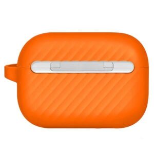 UNIQ dėklas Vencer AirPods Pro 2 gen.Silicone (2022/2023) oranžinės spalvos - Image 3