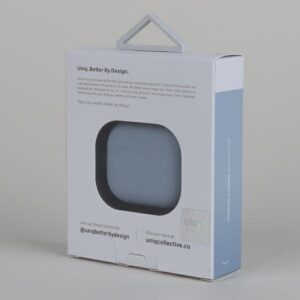 UNIQ dėklas Lino AirPods 3 genSilicone mėlynos spalvos - Image 6