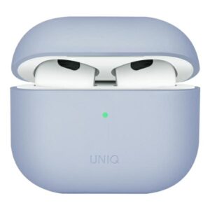 UNIQ dėklas Lino AirPods 3 genSilicone mėlynos spalvos