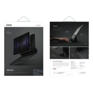 UNIQ Dėklas Venno Magnetic Smart su klaviatūra skirtas Apple iPad Pro 11" (2022/2021) | Air 10.9" (2022/2020) juodos spalvos - Image 3