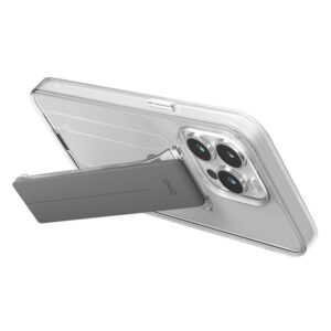UNIQ dėklas Heldro Mount with Stand Apple iPhone15 Pro 6.1" skaidrus - Image 3