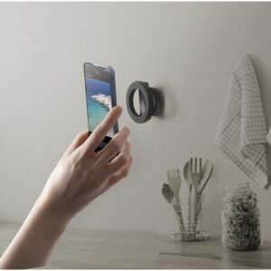 UNIQ universalus magnetinis telefono laikiklis Velo juodos spalvos - Image 8