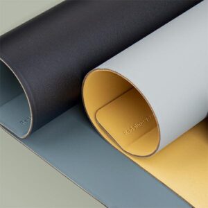 UNIQ Hagen dvipusis magnetinis kilimėlis stalui juodos ir mėlynos spalvos geltonos ir pilkos spalvos - Image 6