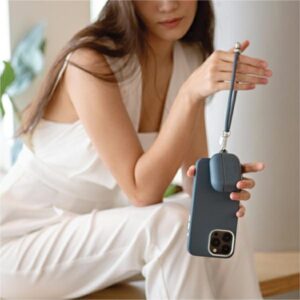 UNIQ Coehl Laurel Handstrap universali virvelė skirta telefonui ant rankos mėlynos spalvos - Image 4