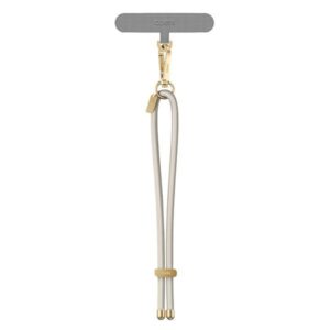 UNIQ Coehl Laurel Handstrap universali virvelė skirta telefonui ant rankos kreminės spalvos