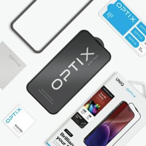 UNIQ Optix Vivid Apple iPhone 15 6.1" / 14 Pro 6.1" clear apsauginis stiklas su aplikatoriumi - Image 5