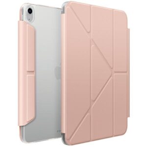 UNIQ dėklas Camden Click Apple iPad Air 13" (2024/2025) rožinės spalvos