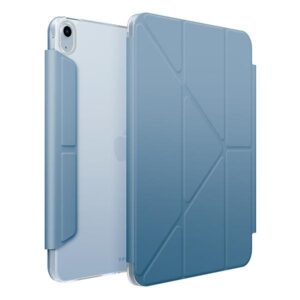 UNIQ dėklas Camden Click Apple iPad Air 11" (2024/2025) / Apple iPad Air 10.9" (2022/2020) mėlynos spalvos