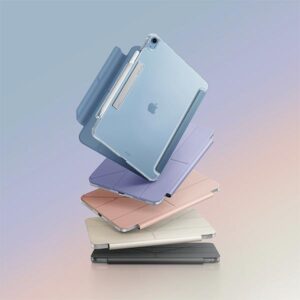 UNIQ dėklas Camden Click Apple iPad Air 13" (2024/2025) mėlynos spalvos - Image 6