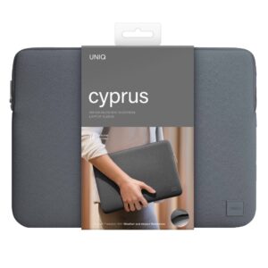 UNIQ totba Cyprus nešiojamo kompiuterio dėklas 14" onyx water-resistant neoprene - Image 6