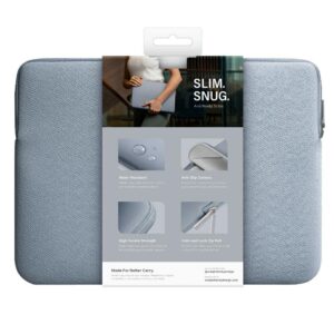 UNIQ krepšys Cyprus nešiojamo kompiuterio dėklas 14" mėlynos spalvos water-resistant neoprene - Image 7