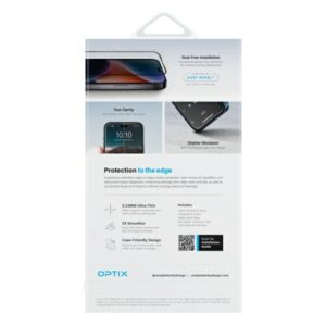 UNIQ Optix Matte Apple iPhone 16 / 15 / 14 Pro 6.1" matinis apsauginis stiklas su aplikatoriumi - Image 3