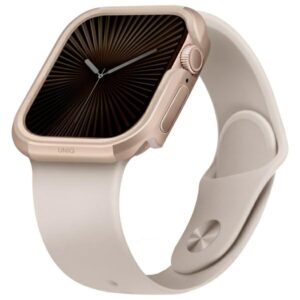 UNIQ dėklas Valencia Apple Watch Series 46mm aukso spalvos