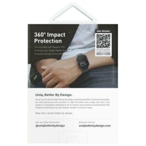 UNIQ dėklas Valencia Apple Watch Series 46mm sidabro spalvos - Image 6