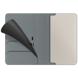 Dėklas pasui UNIQ Belmont RFID blokavimas žalios ir dramblio kaulo spalvos - Image 3