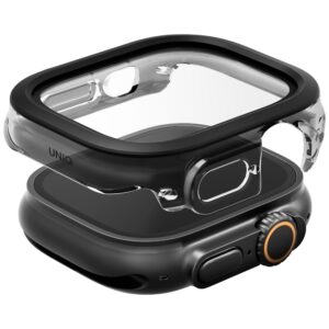 Dėklas UNIQ Voute skirtas Apple Watch Ultra 49mm apsauginis stiklas juodos spalvos - Image 2
