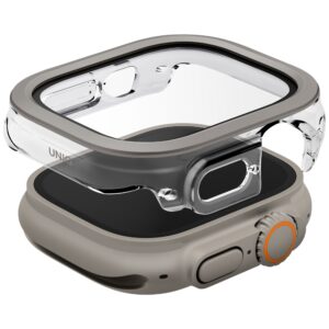 Dėklas UNIQ Voute skirtas Apple Watch Ultra 49mm apsauginis stiklas sidabro spalvos - Image 2