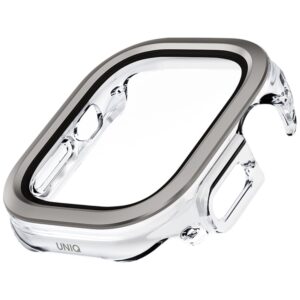 Dėklas UNIQ Voute skirtas Apple Watch Ultra 49mm apsauginis stiklas sidabro spalvos - Image 3