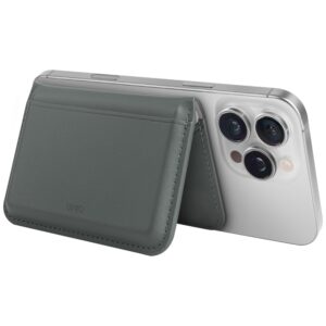 Magnetinė piniginė RFID UNIQ Lyden DS telefono stovelis žalios spalvos - Image 3