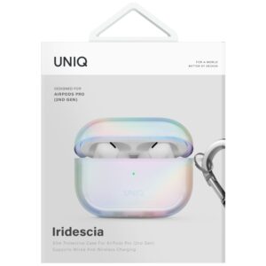 Dėklas UNIQ Iridescia skirtas Apple AirPods Pro 2 Hang Case holo quartz - Image 4
