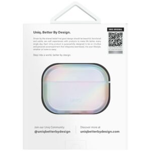Dėklas UNIQ Iridescia skirtas Apple AirPods Pro 2 Hang Case holo quartz - Image 5