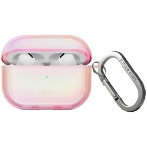 Dėklas UNIQ Iridescia skirtas Apple AirPods Pro 2 Hang Case rožinės spalvos
