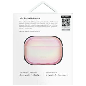Dėklas UNIQ Iridescia skirtas Apple AirPods Pro 2 Hang Case rožinės spalvos - Image 5