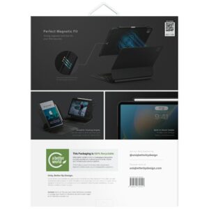 Dėklas UNIQ Axel skirtas Apple iPad Pro 13" M4 (2024) juodos spalvos - Image 8