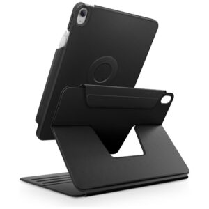 Dėklas UNIQ Rovus Snapmount Magnetic 360 Rotating Detachable skirtas Apple iPad 11" A16 (2025) / Apple iPad 10.9" 10 gen. (2022) juodos spalvos