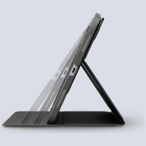 Dėklas UNIQ Rovus Snapmount Magnetic 360 Rotating Detachable skirtas Apple iPad 11" A16 (2025) / Apple iPad 10.9" 10 gen. (2022) pilkos spalvos - Image 9