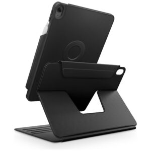 Dėklas UNIQ Rovus Snapmount Magnetic 360 Rotating Detachable skirtas Apple iPad Air 11" (M2/M3) / Apple iPad Air 10.9" (2022/2020) juodos spalvos