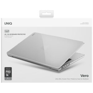Dėklas UNIQ Vero skirtas Apple MacBook Pro 14" M1-M4 (2021-2024) skaidrus - Image 9