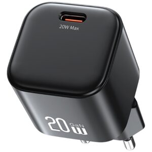 Laidinis įkroviklis USAMS JO Series CC260 20W USB-C + 1m USB-C/USB-C kabelis baltos spalvos - Image 4