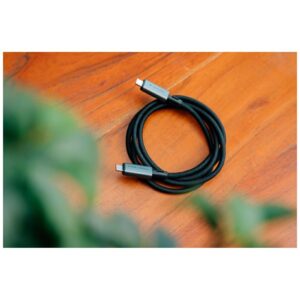 Kabelis Verbatim Sync & Charge USB-C į USB-C 240W 40Gb/s 120cm juodos spalvos 31847 - Image 5