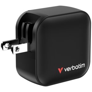 Laidinis įkroviklis Verbatim Mini GaN 70W 2xUSB-C PD/1x USB-A QC juodos spalvos 32229 - Image 6