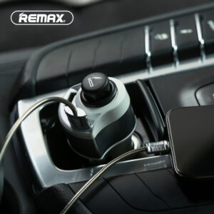 REMAX automobilinis įkroviklis RCC-218 Journey Series - 2xUSB - 24W 4,8A baltos spalvos - Image 4