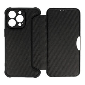 Dėklas Razor Carbon Book skirtas Apple iPhone 13 Pro Max juodos spalvos - Image 5